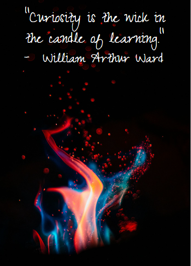 “Curiosity is the wick in the candle of learning.”―William Arthur Ward